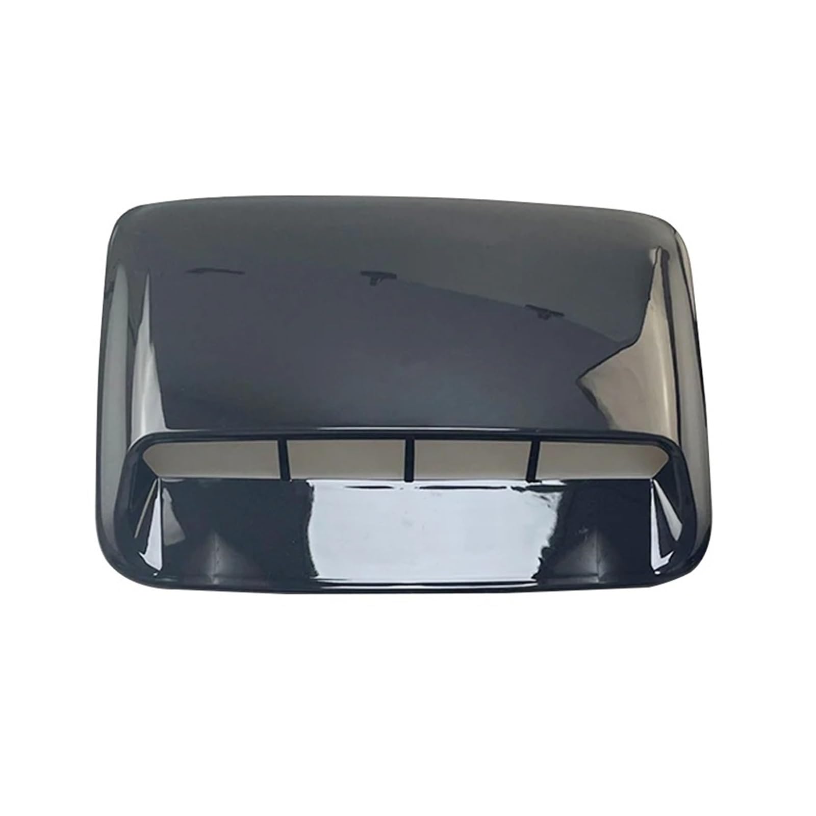 Auto-Lufteinlass Rohr Für Auto Tuning Haube Auto Air Flow Intake Hood Scoop Vent Motorhaube CorativeCar Air Intake 4x4 Universal Zubehör Lufteinlässe(Glossy Black) von MESKEL