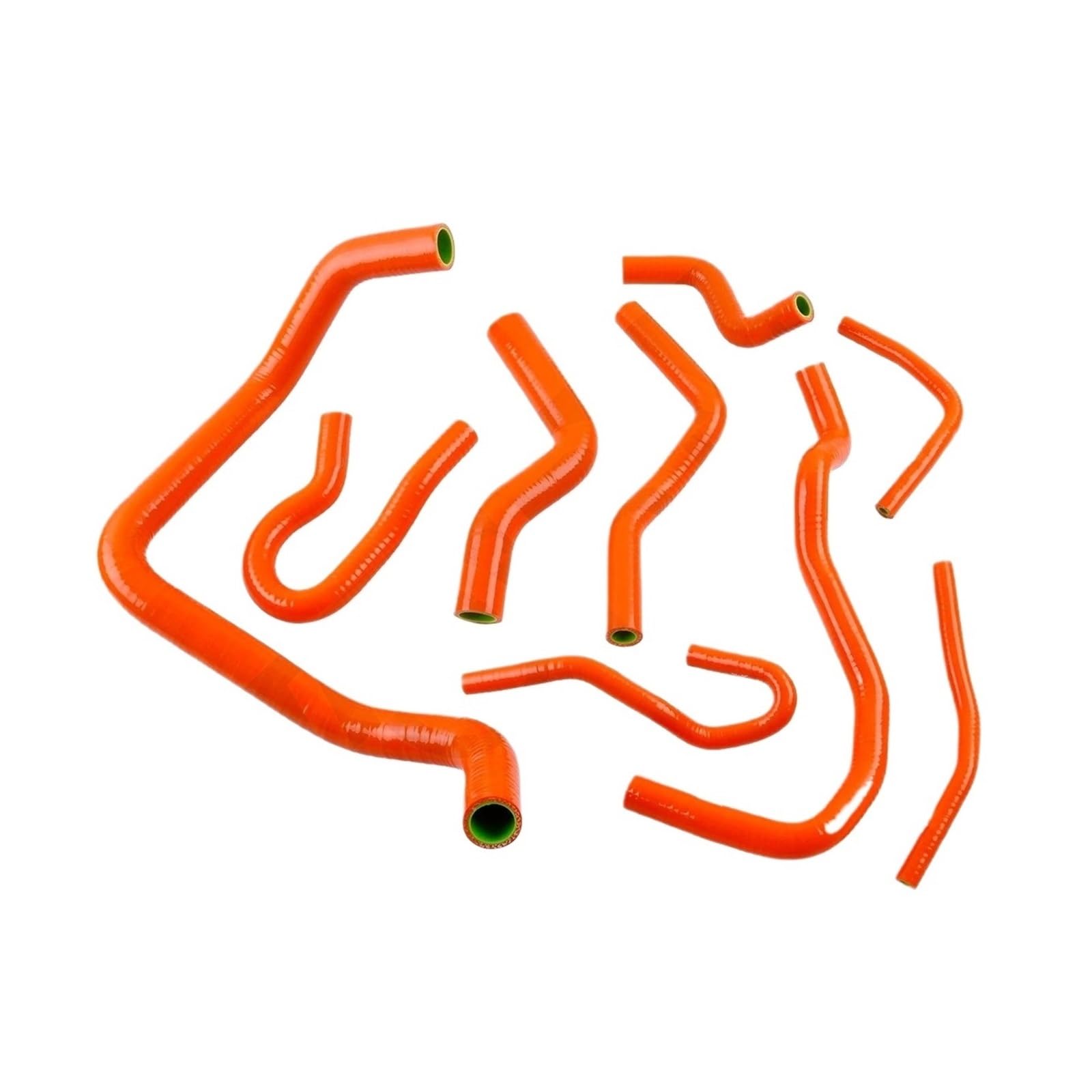 Auto-Lufteinlass Rohr Für Civic SOHC D15 D16 EG EK 1,6 L 1992 1993 1994 1995 1996 1997 1998 1999 2000 Silikon Kühler Kühlmittel Schlauch Kit Lufteinlässe(Orange) von MESKEL