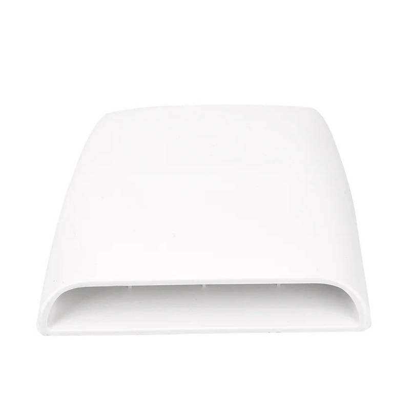 Auto-Lufteinlass Rohr Für Land Für Rover Für Fenr Auto Front Motor Auto Hood Scoop Lufteinlass Korative Abckung Lufteinlässe(Weiß) von MESKEL