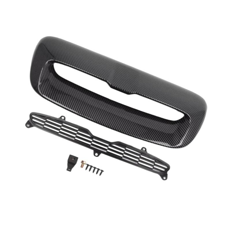 Auto-Lufteinlass Rohr Für Mini Für Cooper S R55 R56 R57 R58 R59 2007-2011 2012 2013 51132756095 51132757694 51232752275 Hood Air Intake Vent Scoop Hood Scoop Kit Lufteinlässe(Carbon Fiber Black) von MESKEL