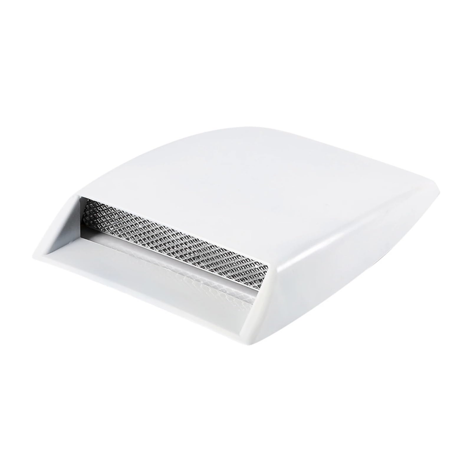 Auto-Lufteinlass Rohr Für Universal Auto Tuning Auto Air Flow Intake Hood Scoop Vent Motorhaube Dekorative Abdeckung Zubehör Lufteinlässe(Weiß) von MESKEL