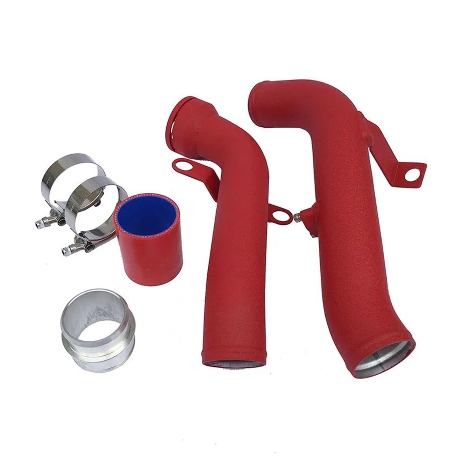 Auto-Lufteinlass Rohr Für VW Für Golf MK5/MK6/Für GTI Für Scirocco Entladung Rohr Conversion Boost Rohr Kit Lufteinlässe(Rot) von MESKEL