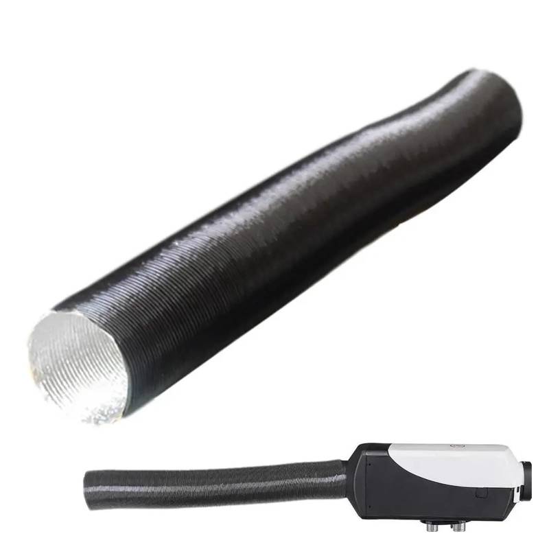 Auto-Lufteinlass Rohr Schwarzer Rohrschlauch Luft-Standheizung, Kanalschlauch Durchmesser 42 Mm 60 Mm 75 Mm Länge 80 cm, Für W Ebasto Berspacher Propex Lufteinlässe(60MM) von MESKEL