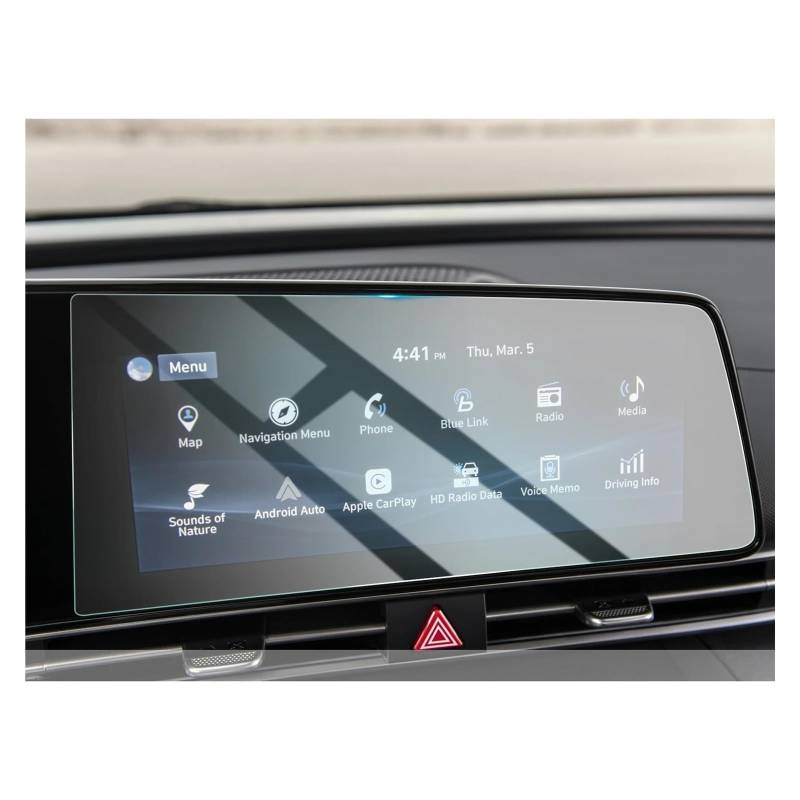 GPS Displayschutzfolie 10,25 Zoll Auto Navigation Display Screen Protector Für Elantra/für Avante CN7 2021 2022 Auto Innen Zubehör Navigation Schutzfolie von MESKEL