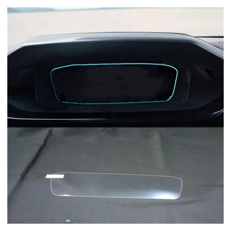 GPS Displayschutzfolie 10 Zoll Auto GPS Navigation Film LCD Bildschirm Anti-scratch Film Gehärtetes Glas Screen Protector Für Peugeot 308 408 GT Für Hybrid 2023 Navigation Schutzfolie(Instrument prote von MESKEL