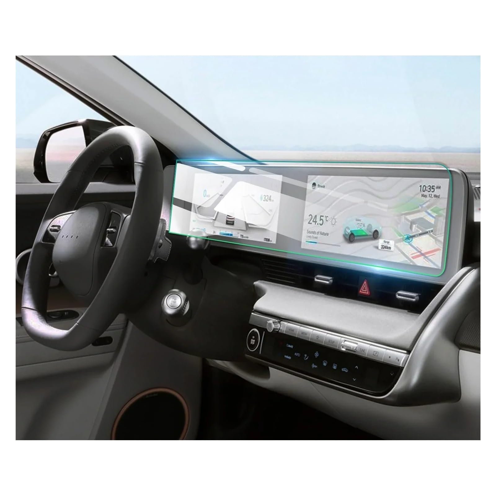 GPS Displayschutzfolie 12-Zoll-Autonavigation Und Digitaler Displayschutz Für Ioniq 5 2022 2023 2024 Auto-Innenzubehör Navigation Schutzfolie GPS Displayschutzfolie 12-Zoll-Autonavigation Und Digitaler Displayschutz Für Ioniq 5 2022 2023 2024 Auto-Innenzubehör Navigation Schutzfolie von MESKEL