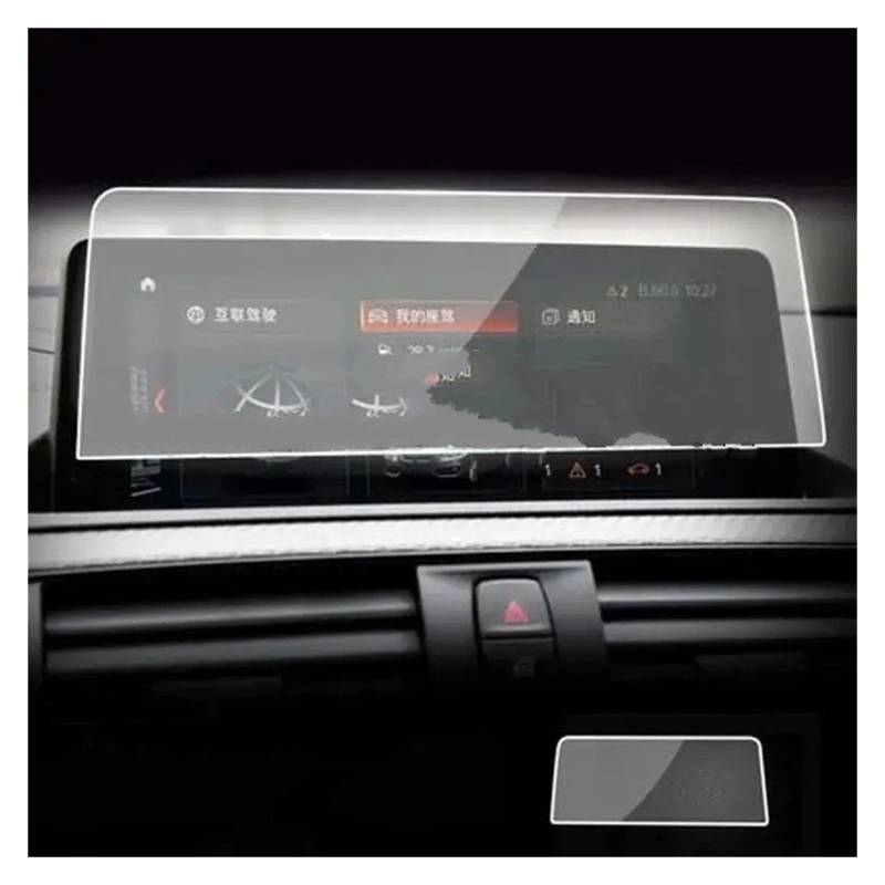 GPS Displayschutzfolie 8,8 Zoll Auto GPS Navigation Gehärtetes Glas Displayschutzfolie Für F87 Für M2 2015-2020 Anti-Scratch Zubehör Navigation Schutzfolie von MESKEL