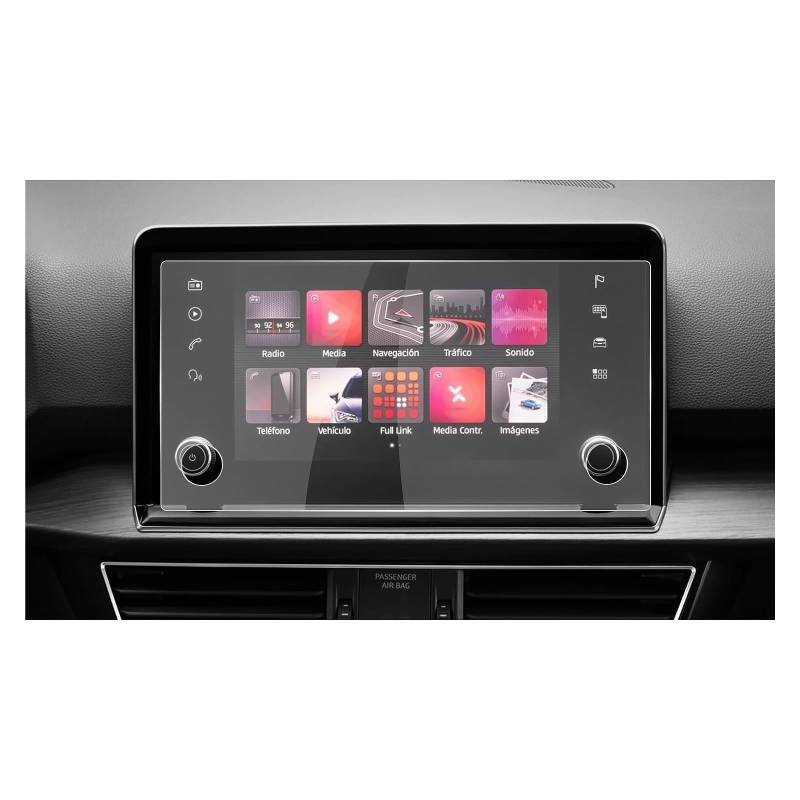 GPS Displayschutzfolie 8 Zoll Auto Navigation Touch Center Screen Protector Für Sitz Für Tarraco 2019 2020 Auto Innen Zubehör Navigation Schutzfolie(8-Inch) von MESKEL
