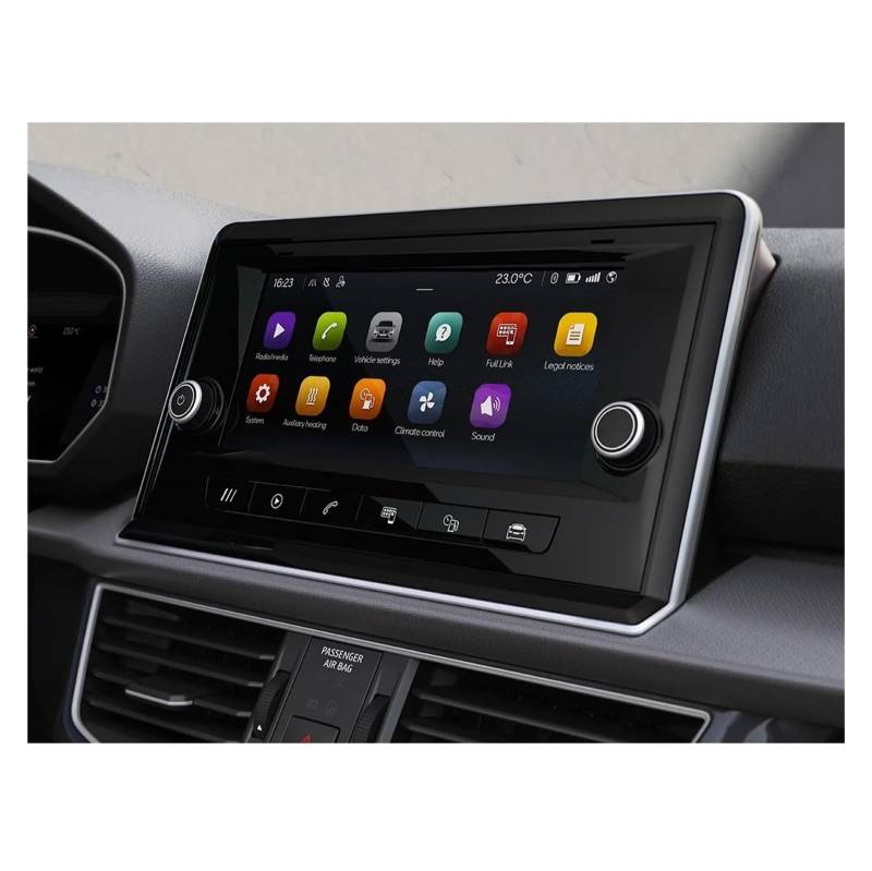 GPS Displayschutzfolie 8 Zoll Auto Navigation Touch Center Screen Protector Für Sitz Für Tarraco 2019 2020 Auto Innen Zubehör Navigation Schutzfolie(8.25-Inch) von MESKEL