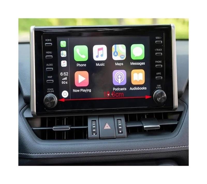 GPS Displayschutzfolie 8 Zoll Gehärtetes Glas Display-schutzfolie Zentrale Steuerung Display Auto Navigation Schutz Für Toyota Für RAV4 2019 2020 Navigation Schutzfolie von MESKEL