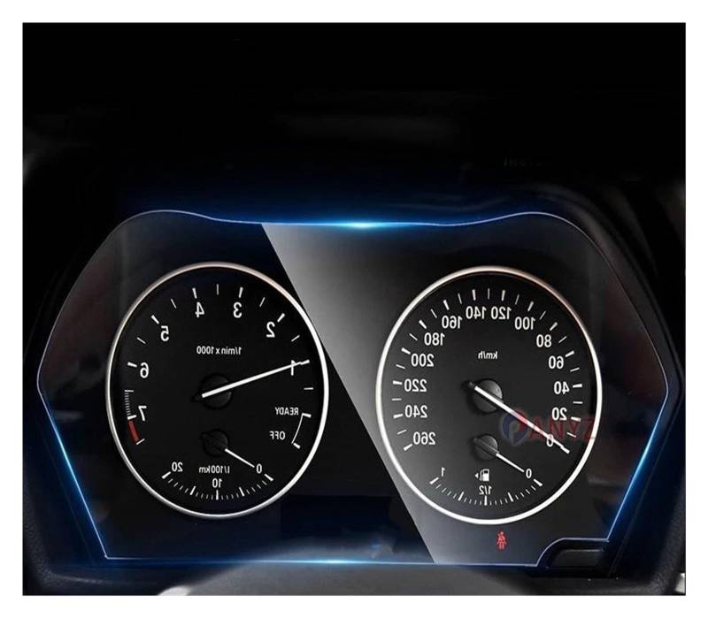 GPS Displayschutzfolie Armaturenbrett-Instrumententafel-Displayschutz, Zubehör Innendetails Aufkleber, Filmabdeckung TPU Für F20 Serie 1 2016–2020 Navigation Schutzfolie(A Right Hand Drive) von MESKEL