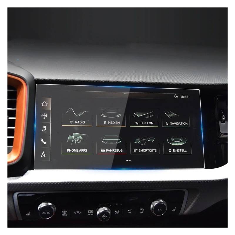 GPS Displayschutzfolie Auto Aufkleber Screen Protector Navigator Display Gehärtetem Glas Schutz Film Für A1 2023 Auto Zubehör Navigation Schutzfolie(HD for 23 A1) von MESKEL