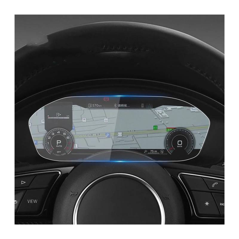 GPS Displayschutzfolie Auto Aufkleber Screen Protector Navigator Display Gehärtetem Glas Schutz Film Für A4 2023 Auto Zubehör Navigation Schutzfolie(HD for 23 A4 Speed) von MESKEL