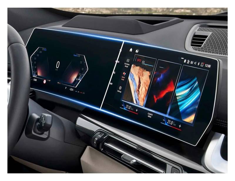 GPS Displayschutzfolie Auto GPS Navigation Touchscreen Gehärtetes Glas Screen Protector Film Für U10 U11 Für X1 IX1 2023 2024 Innen Zubehör Navigation Schutzfolie von MESKEL