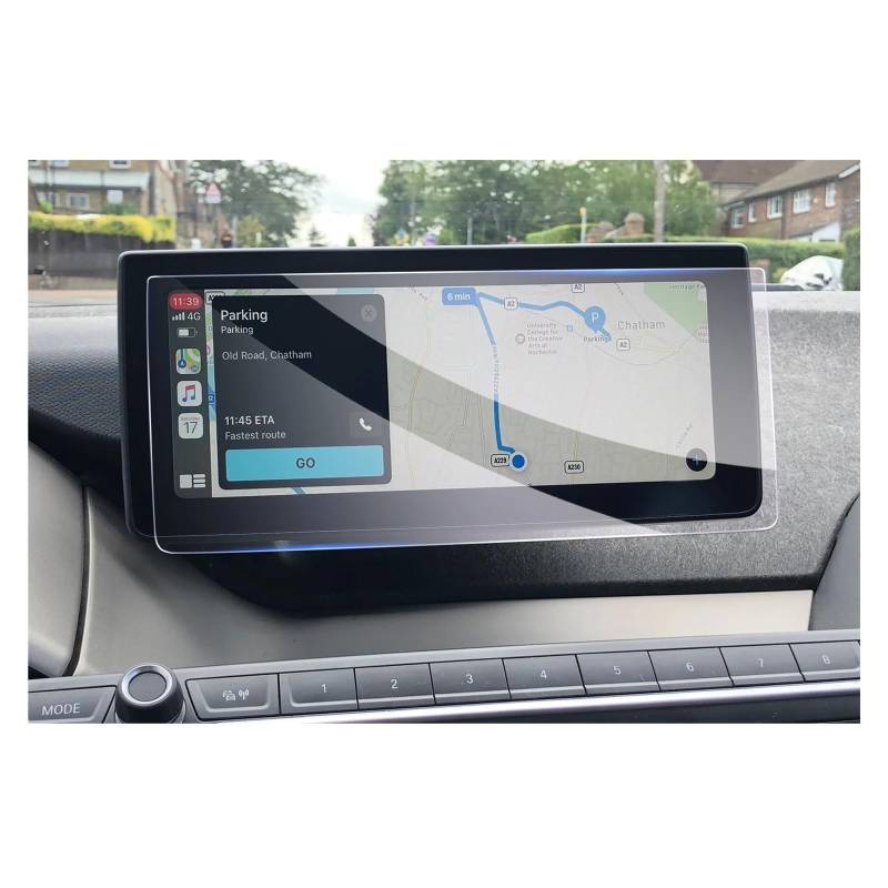 GPS Displayschutzfolie Auto LCD Instrument Display Screen Protector Für I3 2014-2022 10,25-Zoll Auto Zubehör Gehärtetes Glas Film Navigation Schutzfolie von MESKEL