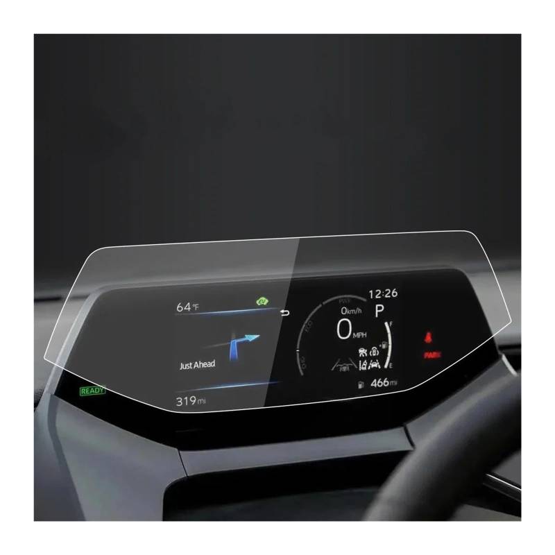 GPS Displayschutzfolie Auto Zubehör Für Toyota Für Prius 2023 Screen Protector Zentrale Konsole Gehärtetem Glas Schutz Film Navigator Schutz Film Navigation Schutzfolie(23 Prius Meter HD) von MESKEL
