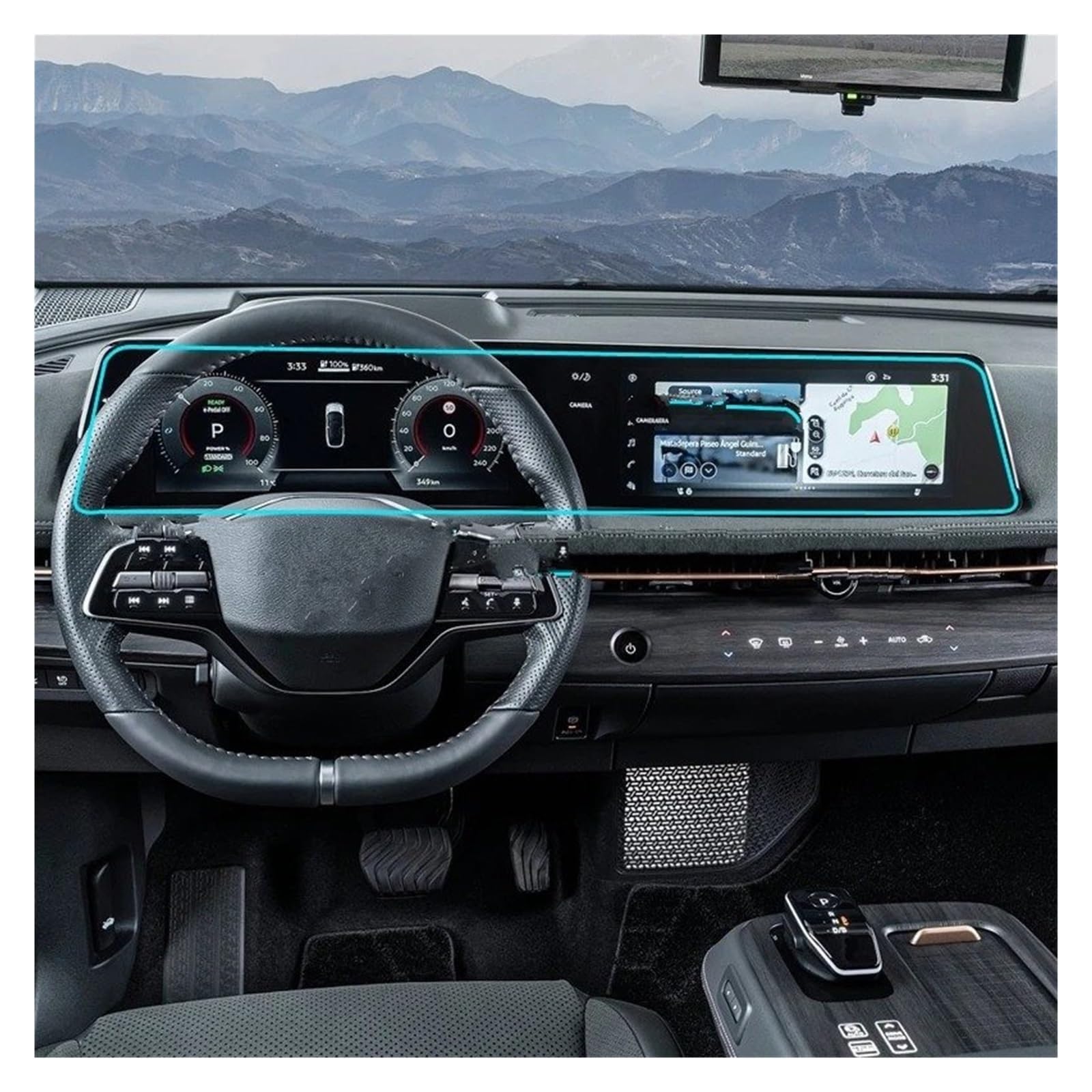 GPS Displayschutzfolie Für Nissan Für Ariya 2021-2023 Auto Infotainment GPS Navigation Film LCD Bildschirm Instrument Dashboard Schutz TPU Screen Protector Navigation Schutzfolie GPS Displayschutzfolie Für Nissan Für Ariya 2021-2023 Auto Infotainment GPS Navigation Film LCD Bildschirm Instrument Dashboard Schutz TPU Screen Protector Navigation Schutzfolie von MESKEL