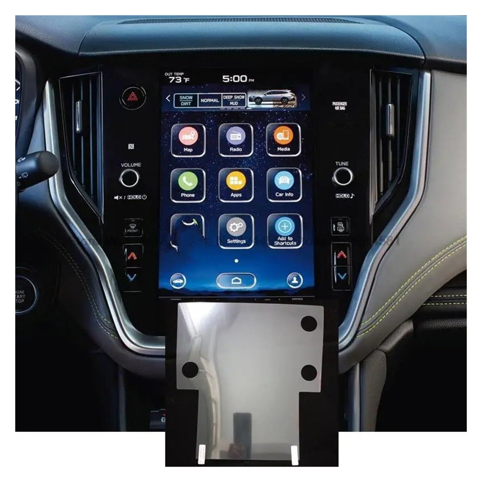 GPS Displayschutzfolie Für Subaru Für Outback Für Legacy 2021-2022 11,6 Zoll Auto Infotainment GPS Navigation Film PET Screen Protector Navigation Schutzfolie GPS Displayschutzfolie Für Subaru Für Outback Für Legacy 2021-2022 11,6 Zoll Auto Infotainment GPS Navigation Film PET Screen Protector Navigation Schutzfolie von MESKEL