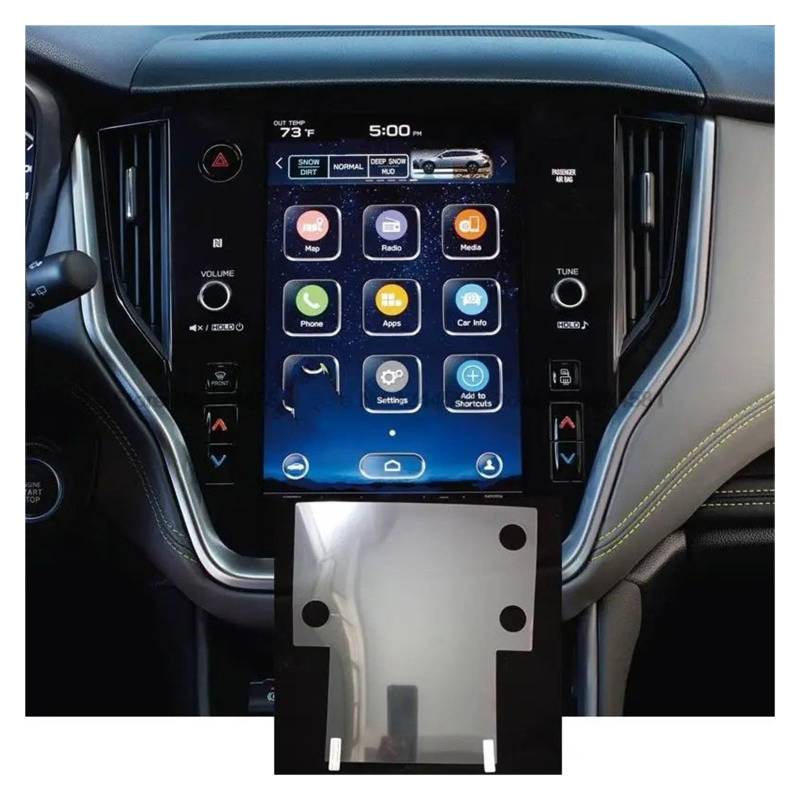 GPS Displayschutzfolie Für Subaru Für Outback Für Legacy 2021-2022 11,6 Zoll Auto Infotainment GPS Navigation Film PET Screen Protector Navigation Schutzfolie von MESKEL