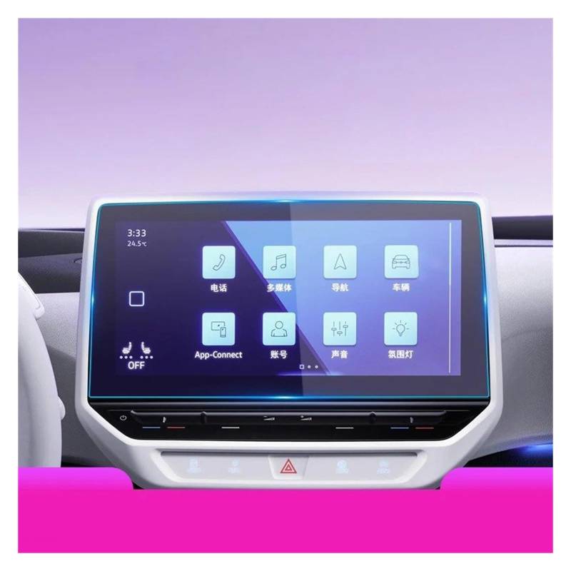 GPS Displayschutzfolie Gehärtetem Glas Bildschirm Zentrale Steuerung Bildschirm Instrument Schutz Film GPS Navigation Für VW ID3 ID4 ID.3 Für ID.4 2021 Navigation Schutzfolie(for ID 3 10 inch GPS) von MESKEL