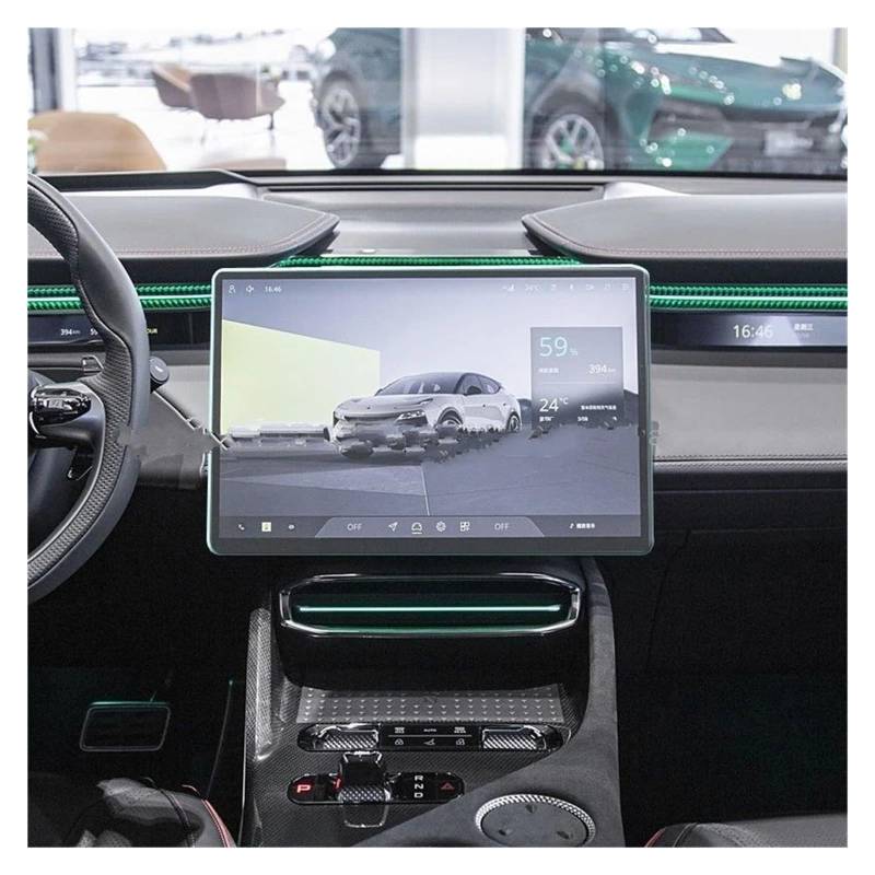 GPS Displayschutzfolie Gehärtetem Glas Screen Protector Film Für Lotus Für Eletre 2023 15,1 Zoll Auto Radio GPS Navigation Display Anti-Scratch Zubehör Navigation Schutzfolie von MESKEL
