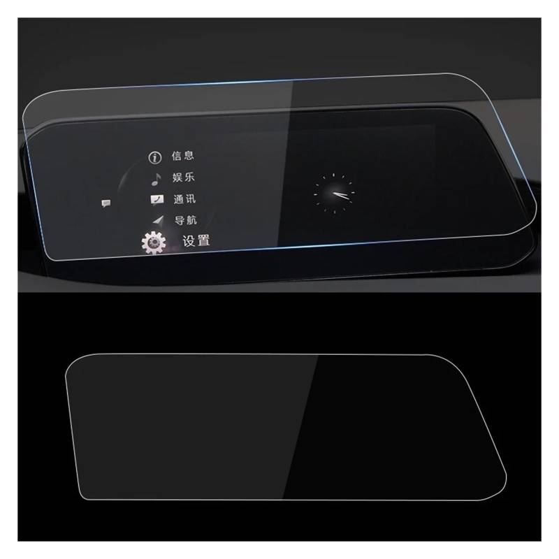 GPS Displayschutzfolie Gehärtetes Glas Auto Navigation Schutz Film Dashboard Monitor Bildschirm Aufkleber Für Mazda 3 BP Für CX-30 CX30 2019-2022 2023 2024 LHD Navigation Schutzfolie(Navigation Film H von MESKEL