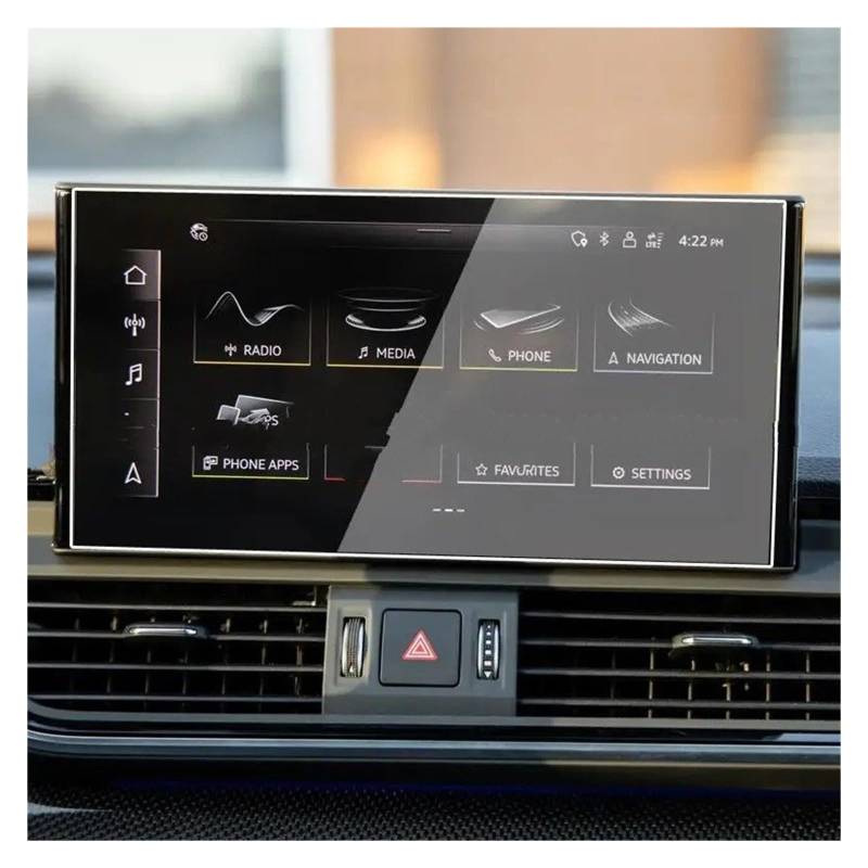 GPS Displayschutzfolie Screen Protector Gehärtetem Glas Für SQ5 Für Q5 2022 2023 10,1 Zoll Auto GPS Navigation Display Schützen Film Navigation Schutzfolie von MESKEL