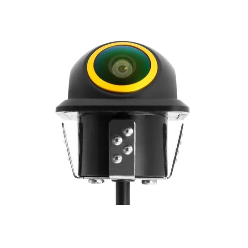 RüCkfahrkamera AHD 180-Grad-Fisheye-Objektiv, Auto-Rückfahrkamera, Weitwinkel-Rückfahrkamera, Wasserdicht Einparkhilfe RüCkfahr Kamera(CVBS AHD 1080P) von MESKEL