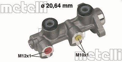 Metelli Hauptbremszylinder [Hersteller-Nr. 05-0190] für Opel von METELLI