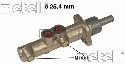 Metelli Hauptbremszylinder [Hersteller-Nr. 05-0235] für Iveco, Renault Trucks von METELLI