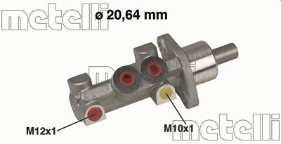 Metelli Hauptbremszylinder [Hersteller-Nr. 05-0420] für Renault von METELLI