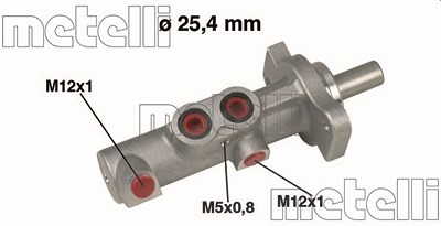 Metelli Hauptbremszylinder [Hersteller-Nr. 05-0425] für Volvo von METELLI
