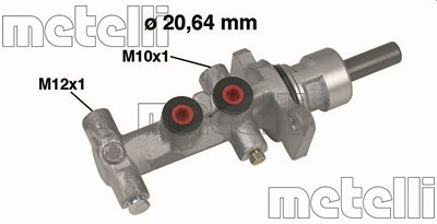 Metelli Hauptbremszylinder [Hersteller-Nr. 05-0553] für Nissan, Opel, Renault, Vauxhall von METELLI