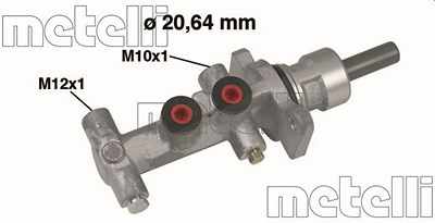 Metelli Hauptbremszylinder [Hersteller-Nr. 05-0553] für Nissan, Opel, Renault von METELLI