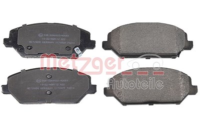 Metzger Bremsbeläge vorne (Satz) [Hersteller-Nr. 1170929] für Hyundai, Kia von METZGER