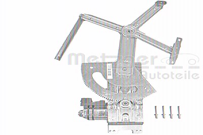 Metzger Fensterheber [Hersteller-Nr. 2160472] für Opel von METZGER