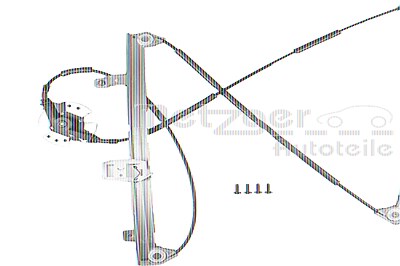 Metzger Fensterheber [Hersteller-Nr. 2160601] für Citroën, Peugeot von METZGER
