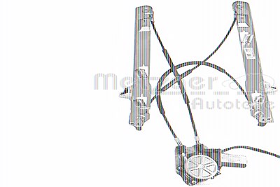 Metzger Fensterheber mit Motor [Hersteller-Nr. 2160603] für Renault von METZGER