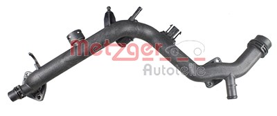 Metzger Kühlmittelrohrleitung [Hersteller-Nr. 4010204] für Audi von METZGER