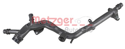 Metzger Kühlmittelrohrleitung [Hersteller-Nr. 4010205] für Audi von METZGER