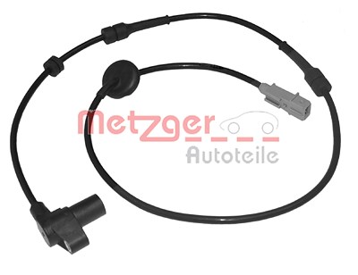 Metzger 1x ABS Sensor, Raddrehzahl [Hersteller-Nr. 0900057] für Peugeot von METZGER