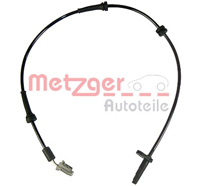Metzger 1x ABS Sensor, Raddrehzahl [Hersteller-Nr. 0900510] für Nissan von METZGER