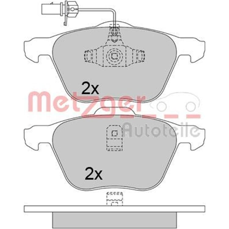 Metzger Bremsbel?ge vorne Ford Galaxy Seat Alhambra VW Sharan Transporter Metzger Bremsbel?ge vorne Ford Galaxy Seat Alhambra VW Sharan Transporter von METZGER