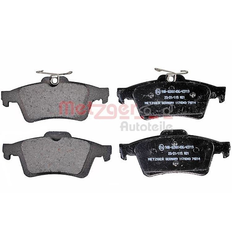 Metzger Bremsbel?ge hinten Cadillac Ford Opel Saab Metzger Bremsbel?ge hinten Cadillac Ford Opel Saab von METZGER
