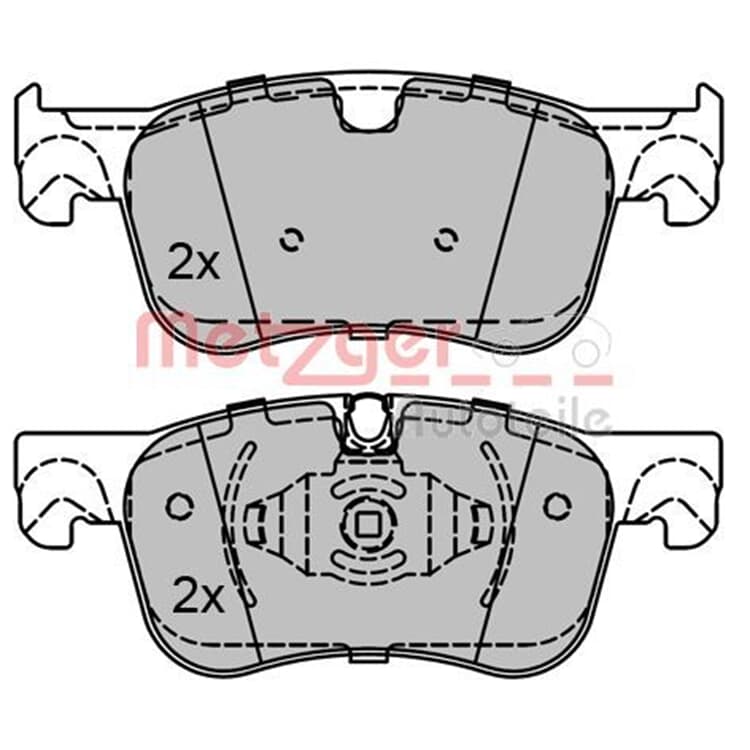 Metzger Bremsbel?ge vorne Citroen C4 Grand Metzger Bremsbel?ge vorne Citroen C4 Grand von METZGER