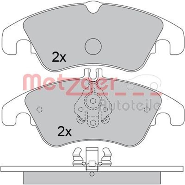 Metzger Bremsbel?ge vorne Mercedes C-Klasse Cls E-Klasse Slc Slk Metzger Bremsbel?ge vorne Mercedes C-Klasse Cls E-Klasse Slc Slk von METZGER