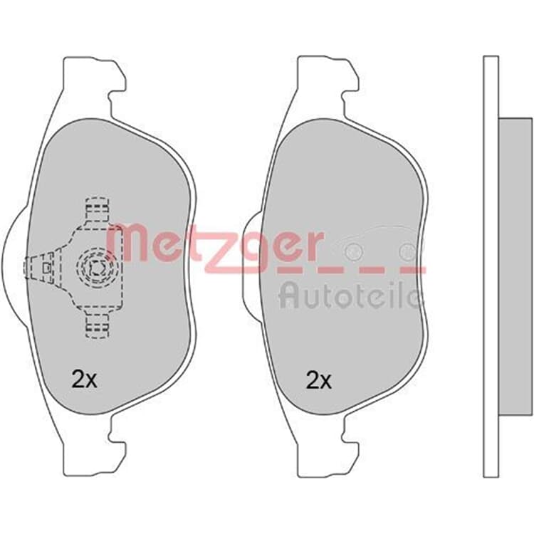 Metzger Bremsbel?ge vorne Renault Espace Laguna Sc?nic Vel Metzger Bremsbel?ge vorne Renault Espace Laguna Sc?nic Vel von METZGER