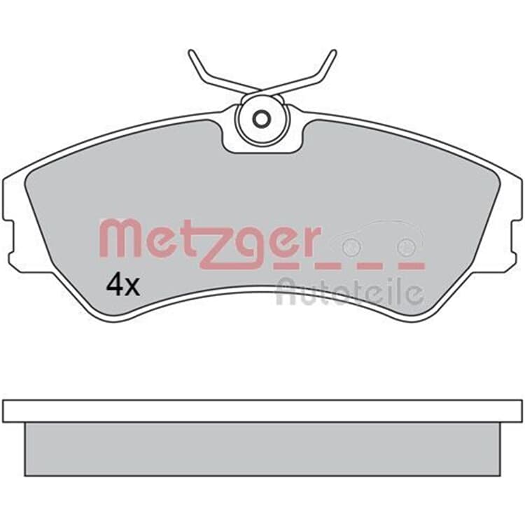 Metzger Bremsbel?ge vorne VW Transporter T4 Metzger Bremsbel?ge vorne VW Transporter T4 von METZGER