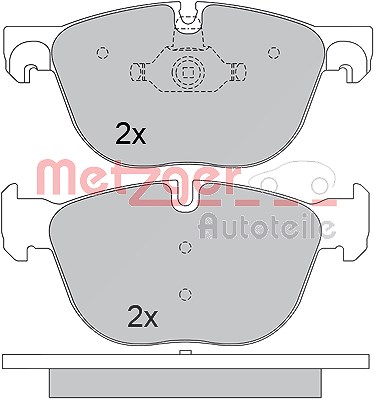 Metzger Bremsbelagsatz Vorderachse [Hersteller-Nr. 1170562] für BMW von METZGER