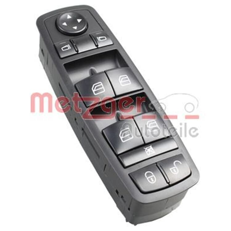 Metzger Fensterheberschalter links Mercedes A-Klasse B-Klasse Metzger Fensterheberschalter links Mercedes A-Klasse B-Klasse von METZGER